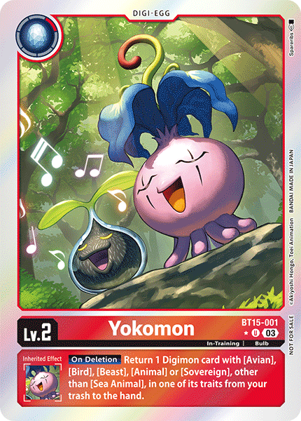 Yokomon (BT15-001) (V.2) - Promos: Exceed Apocalypse (Uncommon) [BT-15P-BT14-001]