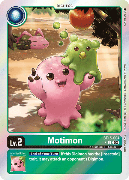 Motimon (BT15-004) (V.2) - Promos: Exceed Apocalypse (Uncommon) [BT-15P-BT14-004]