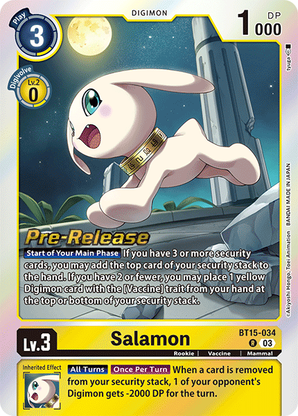 Salamon (BT15-034) - Promos: Exceed Apocalypse (Rare) [BT-15P-BT14-034]
