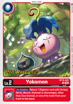 Yokomon (BT15-001) (V.1) - Promos: Exceed Apocalypse (Uncommon) [BT-15P-BT15-001]