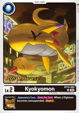 Kyokyomon (BT15-005) (V.1) - Promos: Exceed Apocalypse (Uncommon) [BT-15P-BT15-005]