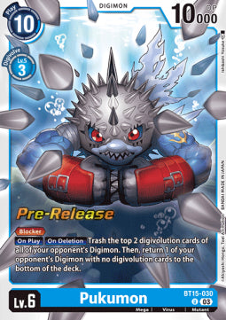 Pukumon (BT15-030) - Promos: Exceed Apocalypse (Uncommon) [BT-15P-BT15-030]