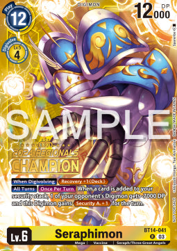Seraphimon (BT14-041) (V.3) - Championship 2024 Promos (Alternative Art) [CP24-BT14-041]