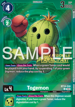Togemon (BT14-046) (V.1) - Championship 2024 Promos (Alternative Art) [CP24-BT14-046]