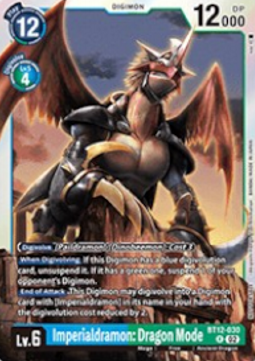 Imperialdramon: Dragon Mode (BT12-030) - Event Pack 6 (Alternative Art) [EP6-BT12-030]