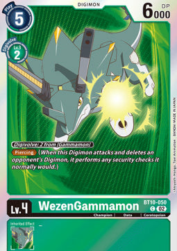 WezenGammamon (BT10-050) - Promos: Exceed Apocalypse (Alternative Art) [BT-15P-BT10-050]