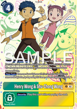 Henry Wong & Shu-Chong Wong (EX4-063) - Special Tournament Promos (Alternative Art) [STP-EX4-063]