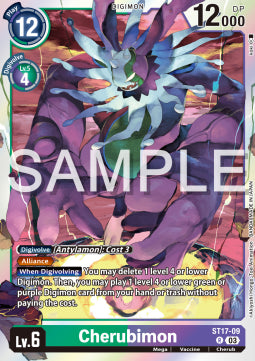 Cherubimon (ST17-09) (V.1) - Advanced Deck: Double Typhoon (Rare) [ST-17-009]