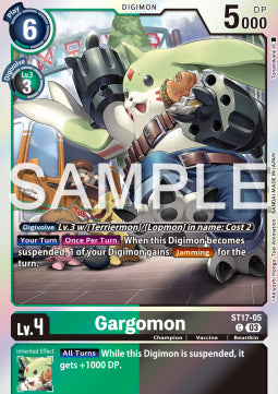 Gargomon (ST17-05) - Advanced Deck: Double Typhoon (Common) [ST-17-005]
