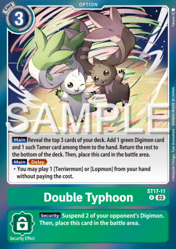 Double Typhoon (ST17-11) - Advanced Deck: Double Typhoon (Rare) [ST-17-011]