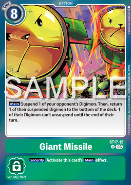 Giant Missile (ST17-12) - Advanced Deck: Double Typhoon (Uncommon) [ST-17-012]