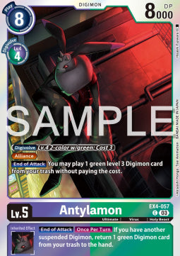 Antylamon (EX4-057) - Advanced Deck: Double Typhoon (Alternative Art) [ST-17-EX4-057]