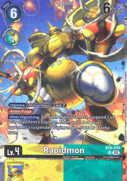 Rapidmon (BT8-039) - Advanced Deck: Double Typhoon (Alternative Art) [ST-17-BT8-039]