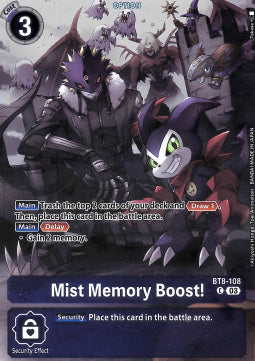 Mist Memory Boost (BT8-108) - Advanced Deck: Double Typhoon (Alternative Art) [ST-17-BT8-108]