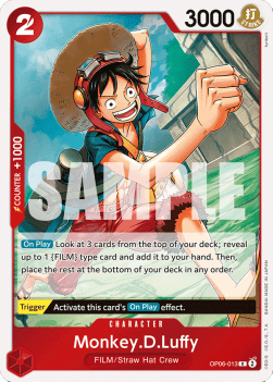 Monkey.D.Luffy (OP06-013) (V.1) - Wings of the Captain (Rare) [OP06-013]