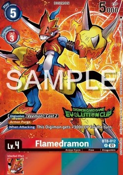 Flamedramon (BT8-012) (V.1) - Special Tournament Promos (Alternative Art) [STP-BT8-012]
