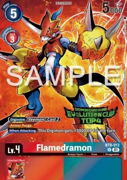 Flamedramon (BT8-012) (V.2) - Special Tournament Promos (Alternative Art) [STP-BT8-012]
