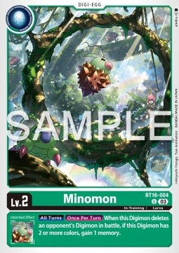 Minomon (BT16-004) - Beginning Observer (Uncommon) [BT-16-004]