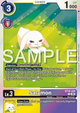 Salamon (BT16-030) - Beginning Observer (Rare) [BT-16-030]