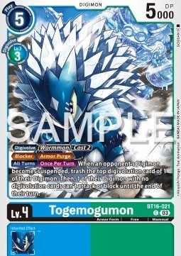 Togemogumon (BT16-021) - Beginning Observer (Common) [BT-16-021]