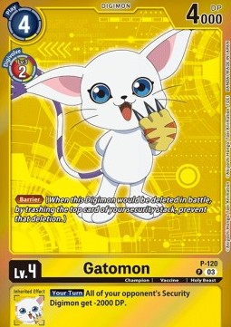 Gatomon (P-120) - Promos: Beginning Observer (Alternative Art) [BT-16P-P-120]