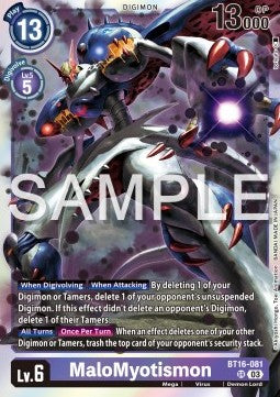 MaloMyotismon (BT16-081) (V.1) - Beginning Observer (Super Rare) [BT-16-081]