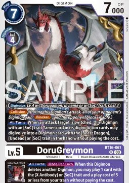 DoruGreymon (BT16-061) - Beginning Observer (Uncommon) [BT-16-061]