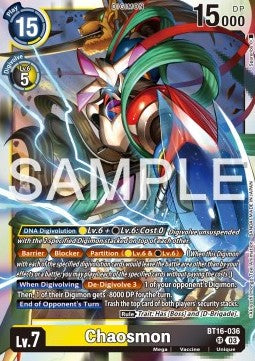 Chaosmon (BT16-036) (V.1) - Beginning Observer (Super Rare) [BT-16-036]