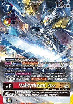 Valkyrimon Ace (BT16-013) (V.2) - Beginning Observer (Alternative Art) [BT-16-013]