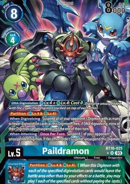 Paildramon (BT16-025) (V.2) - Beginning Observer (Alternative Art) [BT-16-025]