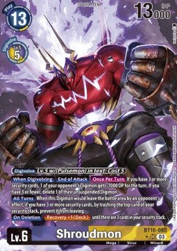 Shroudmon (BT16-080) (V.2) - Beginning Observer (Alternative Art) [BT-16-080]
