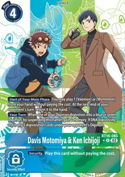 Davis Motomiya & Ken Ichijoji (BT16-085) (V.2) - Beginning Observer (Alternative Art) [BT-16-085]