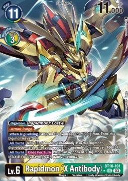 Rapidmon (X Antibody) (BT16-101) (V.2) - Beginning Observer (Alternative Art) [BT-16-101]