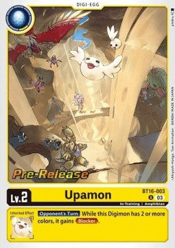 Upamon (BT16-003) (V.1) - Promos: Beginning Observer (Uncommon) [BT-16P-BT16-003]