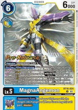 MagnaAngemon (BT16-024) - Promos: Beginning Observer (Uncommon) [BT-16P-BT16-024]