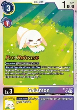 Salamon (BT16-030) - Promos: Beginning Observer (Rare) [BT-16P-BT16-030]