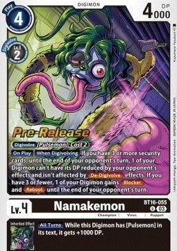 Namakemon (BT16-055) - Promos: Beginning Observer (Uncommon) [BT-16P-BT16-055]