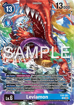 Leviamon (EX6-061) (V.1) - Infernal Ascension (Rare) [EX-06-061]