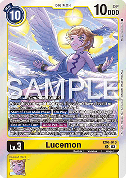 Lucemon (EX6-018) (V.1) - Infernal Ascension (Rare) [EX-06-018]