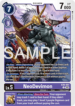 NeoDevimon (EX6-051) - Infernal Ascension (Common) [EX-06-051]