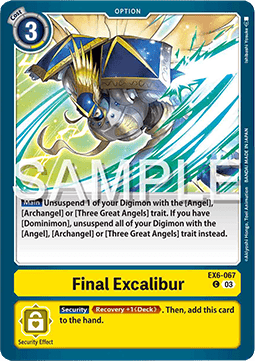 Final Excalibur (EX6-067) - Infernal Ascension (Common) [EX-06-067]