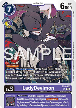 LadyDevimon (EX6-053) - Infernal Ascension (Uncommon) [EX-06-053]