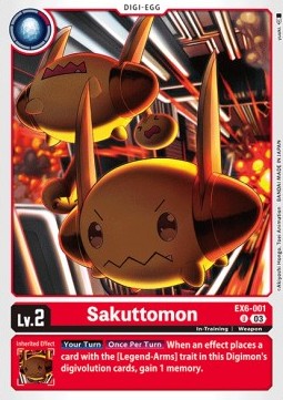 Sakuttomon (EX6-001) (V.1) - Infernal Ascension (Uncommon) [EX-06-001]