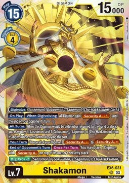 Shakamon (EX6-031) (V.1) - Infernal Ascension (Super Rare) [EX-06-031]