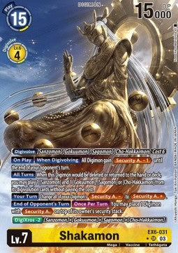 Shakamon (EX6-031) (V.2) - Infernal Ascension (Alternative Art) [EX-06-031]