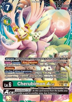 Cherubimon Ace (EX6-035) (V.2) - Infernal Ascension (Alternative Art) [EX-06-035]