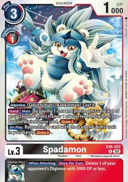 Spadamon (EX6-037) - Infernal Ascension (Rare) [EX-06-037]
