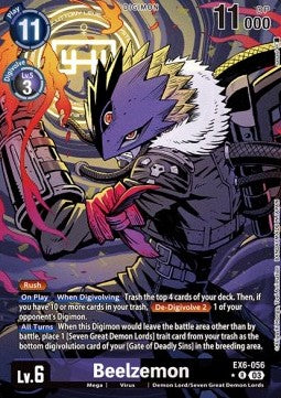 Beelzemon (EX6-056) (V.2) - Infernal Ascension (Alternative Art) [EX-06-056]