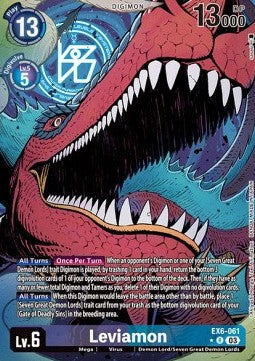 Leviamon (EX6-061) (V.2) - Infernal Ascension (Alternative Art) [EX-06-061]