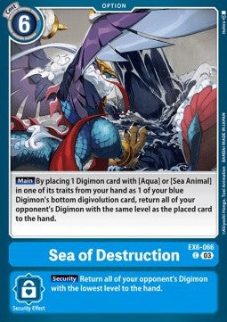Sea of Destruction (EX6-066) - Infernal Ascension (Common) [EX-06-066]